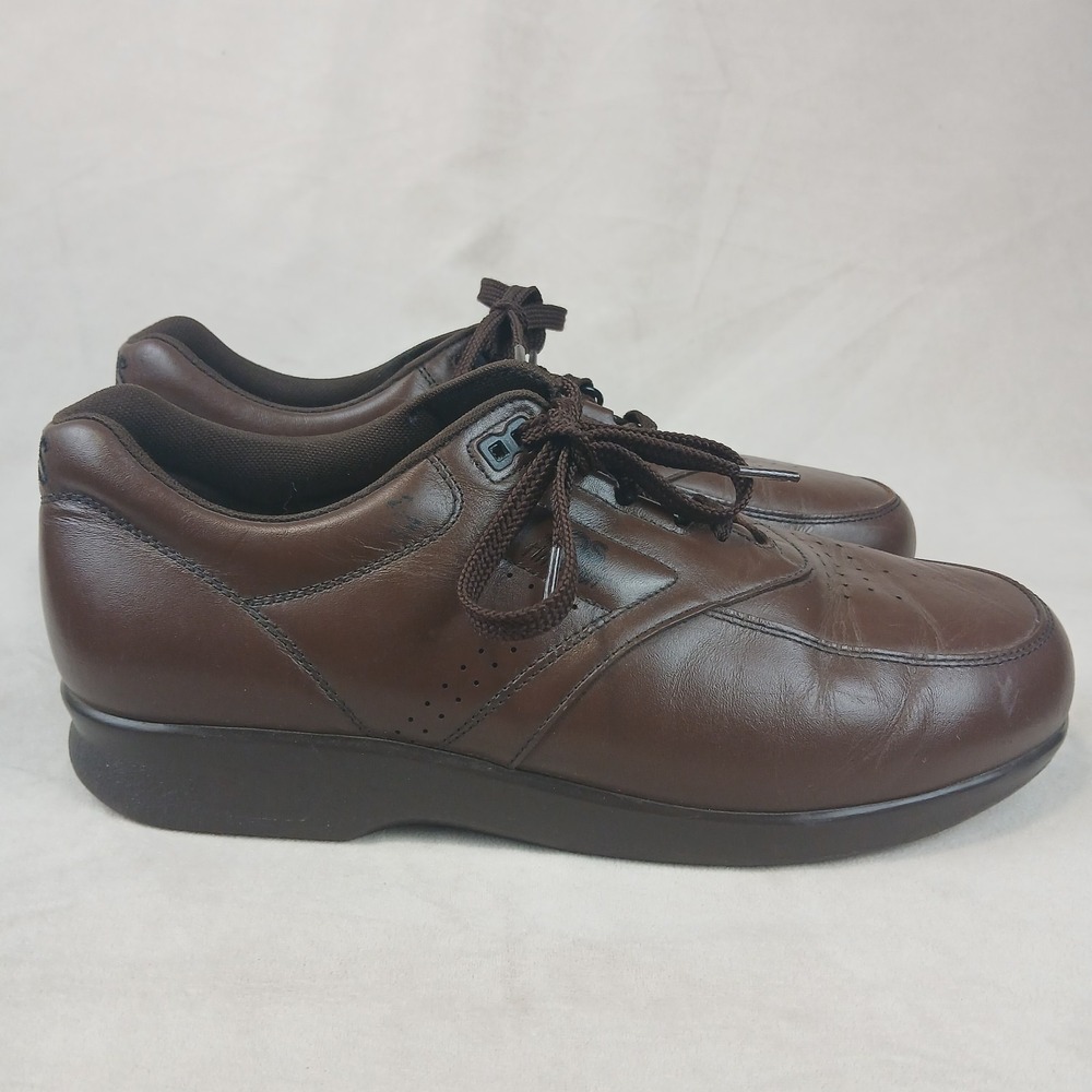 SAS Time Out 10.5 M Mens Shoes Brown Leather Lace Up Great Condition